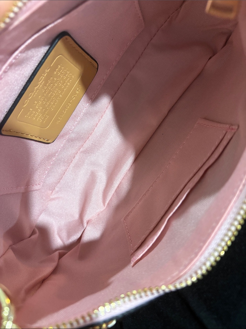 Coach Pink Signature Chain Shoulder Bag - Picture 5 of 6